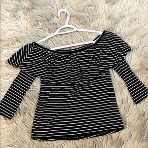 Off the shoulder t shirt